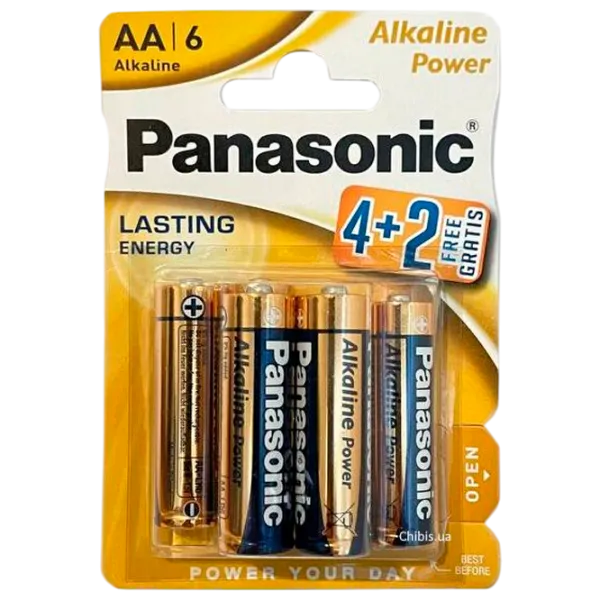 Baterie Panasonic Alkaline Power LR6 1.5 V / 6 buc. photo 1
