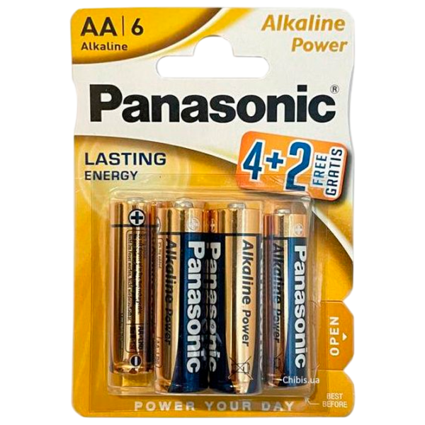 Baterie Panasonic Alkaline Power LR6 1.5 V / 6 buc. photo 1