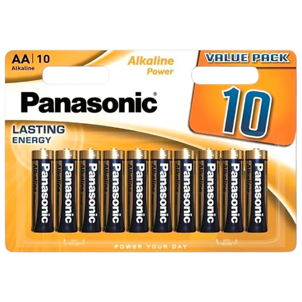 Baterie Panasonic Alkaline Power LR6 1.5 V / 10 buc. photo 1