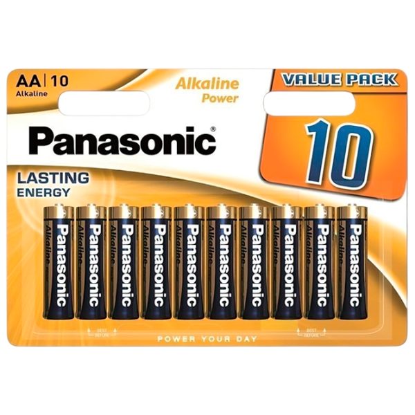Baterie Panasonic Alkaline Power LR6 1.5 V / 10 buc. photo 1