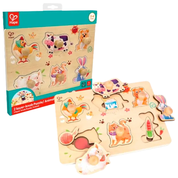 Puzzle Hape Двор фермера 2+/ Количество деталей: 13 photo 1 Puzzle Hape Двор фермера 2+/ Количество деталей: 13 photo 1