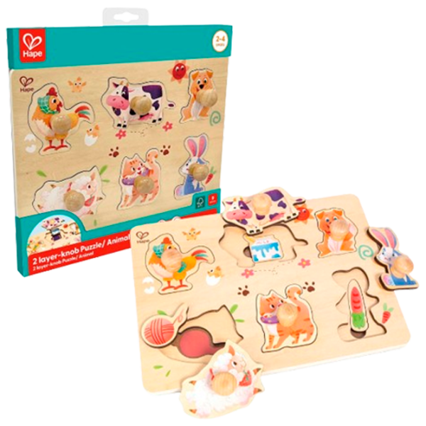 Puzzle Hape Двор фермера 2+/ Количество деталей: 13 photo 1 Puzzle Hape Двор фермера 2+/ Количество деталей: 13 photo 1