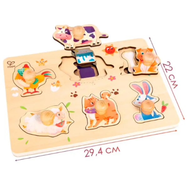 Puzzle Hape Двор фермера 2+/ Количество деталей: 13 photo 5 Puzzle Hape Двор фермера 2+/ Количество деталей: 13 photo 5