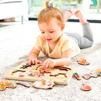 Puzzle Hape Двор фермера 2+/ Количество деталей: 13 photo 8