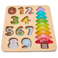 Puzzle Hape Цвета и числа 2+/ Количество деталей: 20 photo 7