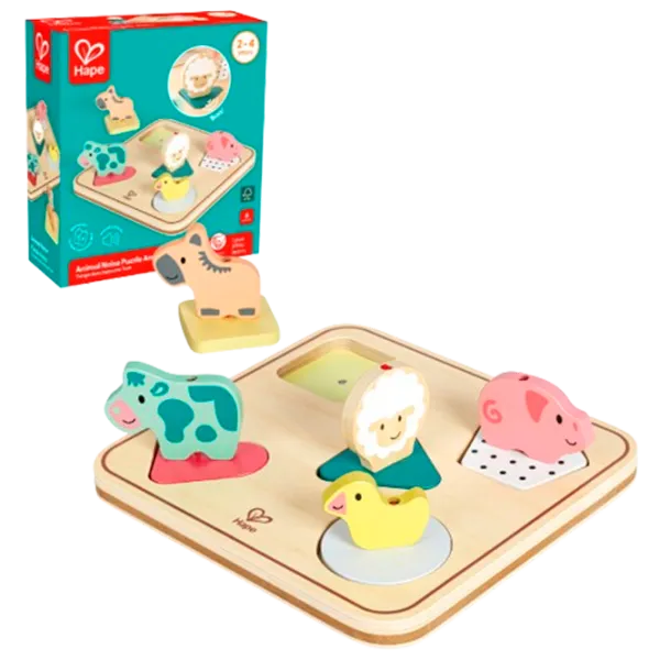 Puzzle Hape Forme Geometrice 2+/ Numărul de piese: 6 photo 1