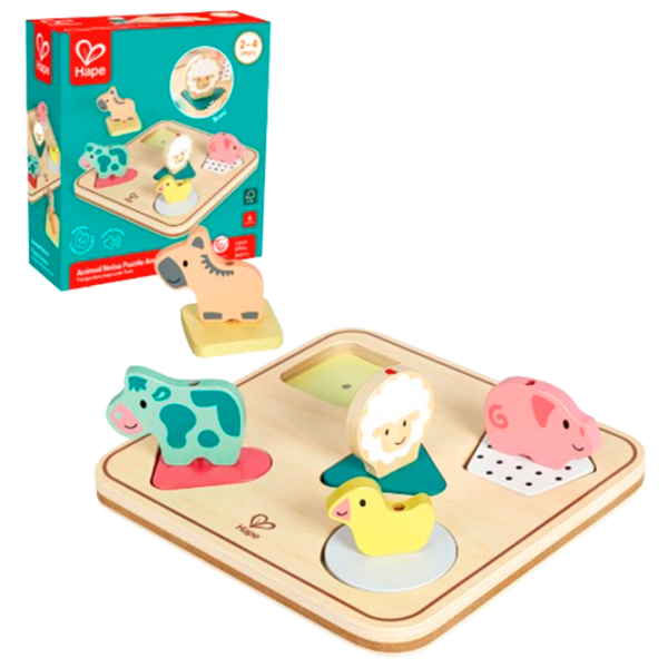Puzzle Hape Forme Geometrice 2+/ Numărul de piese: 6 photo 1