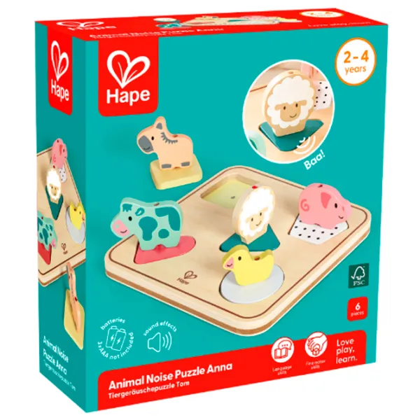 Puzzle Hape Forme Geometrice 2+/ Numărul de piese: 6 photo 3