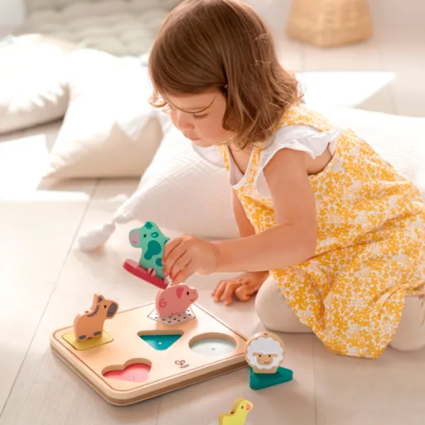 Puzzle Hape Forme Geometrice 2+/ Numărul de piese: 6 photo 4