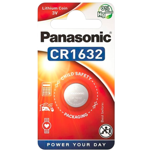 Батарейка Panasonic Lithium Power CR1632 3 В / 1 шт. photo 1