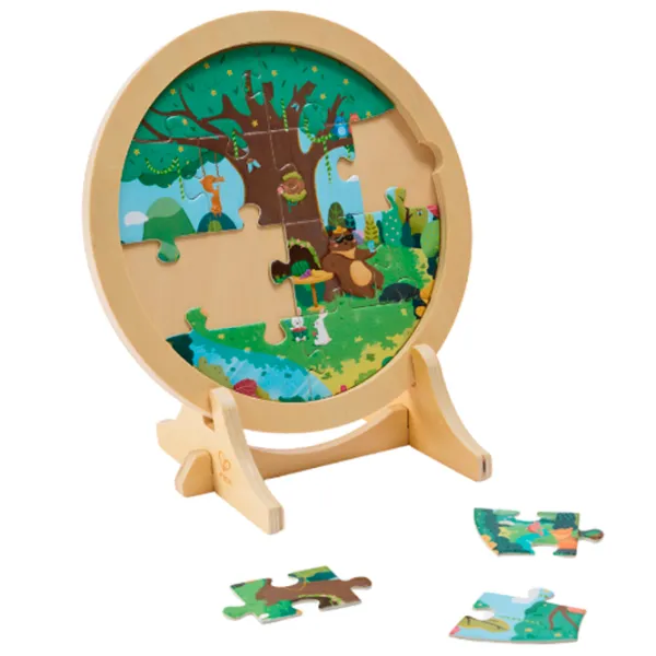 Puzzle Hape Anotimpurile 3+/ Numărul de piese: 25 photo 4