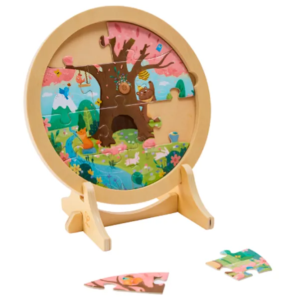 Puzzle Hape Anotimpurile 3+/ Numărul de piese: 25 photo 5
