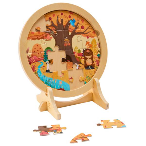 Puzzle Hape Anotimpurile 3+/ Numărul de piese: 25 photo 6