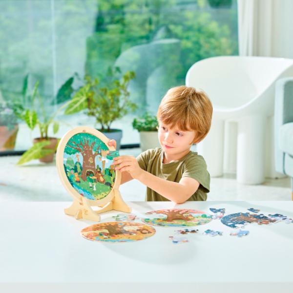 Puzzle Hape Anotimpurile 3+/ Numărul de piese: 25 photo 10