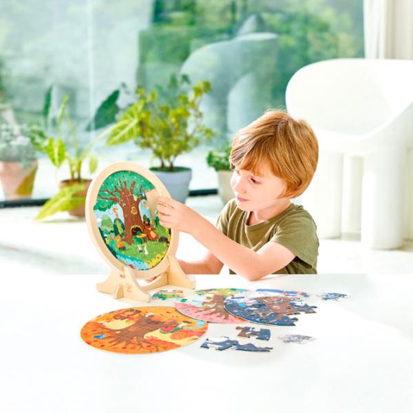 Puzzle Hape Anotimpurile 3+/ Numărul de piese: 25 photo 11