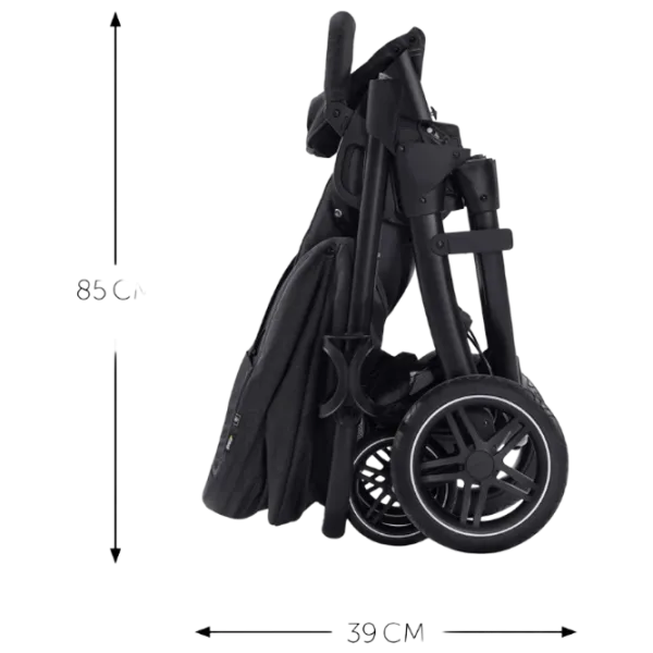 Детская коляска Hauck Saturn R Duoset 4007923400203/ Черный photo 11