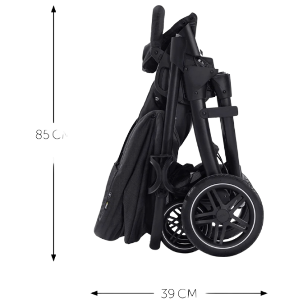 Детская коляска Hauck Saturn R Duoset 4007923400203/ Черный photo 11