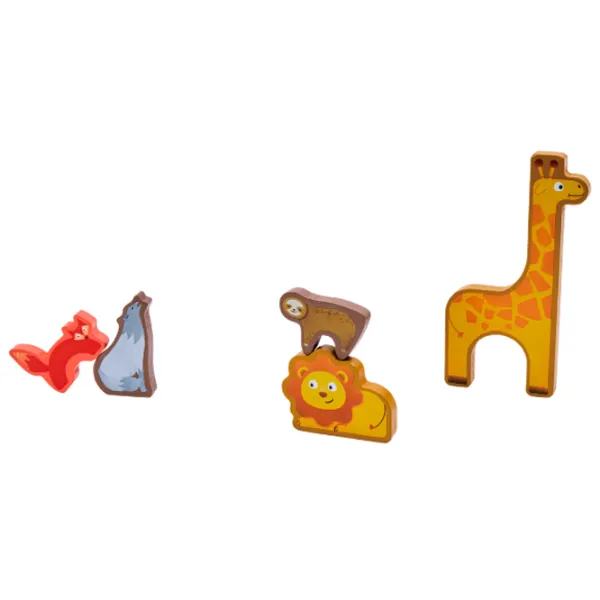 Puzzle Hape Regatul animalelor 3+/ Numărul de piese: 16 photo 4