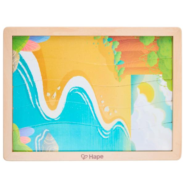 Puzzle Hape Regatul animalelor 3+/ Numărul de piese: 16 photo 8