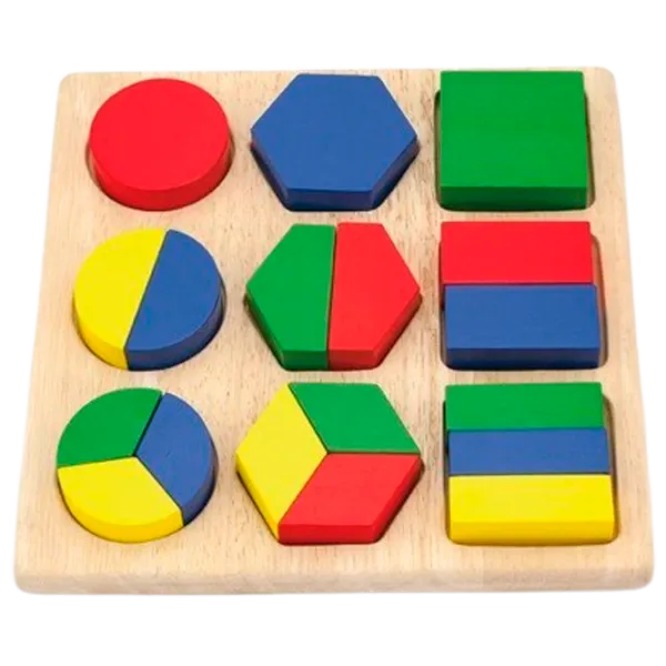 Puzzle VIGA Геометрические формы 3+/ Количество деталей: 16 photo 1 Puzzle VIGA Геометрические формы 3+/ Количество деталей: 16 photo 1
