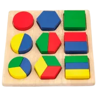 Puzzle VIGA Геометрические формы 3+/ Количество деталей: 16