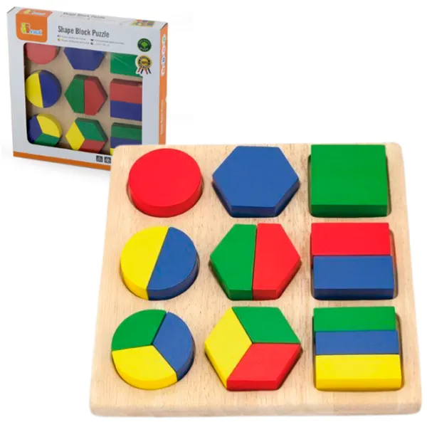 Puzzle VIGA Геометрические формы 3+/ Количество деталей: 16 photo 4 Puzzle VIGA Геометрические формы 3+/ Количество деталей: 16 photo 4