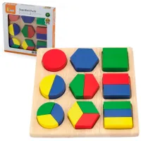 Puzzle VIGA Геометрические формы 3+/ Количество деталей: 16 photo 4