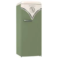 Frigider Gorenje Retro OBRB615DOL cu congelator sus 247 l / 152.2 cm / Green photo 2