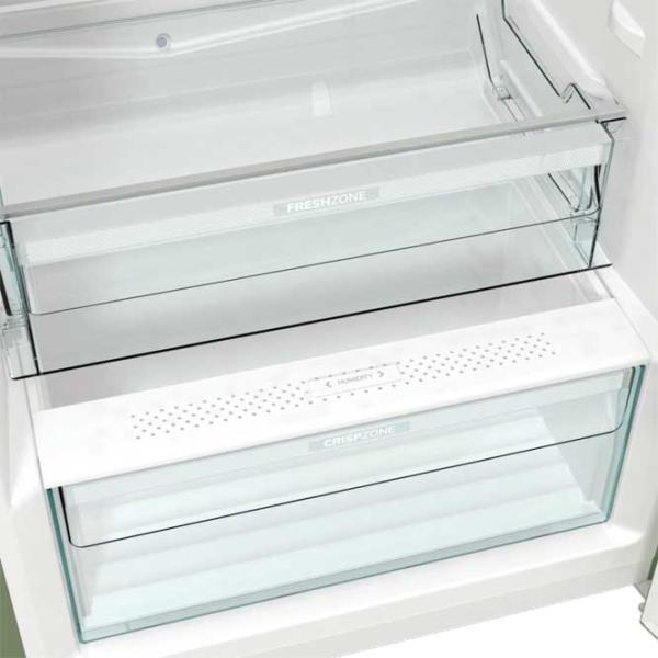 Frigider Gorenje Retro OBRB615DOL cu congelator sus 247 l / 152.2 cm / Green photo 9