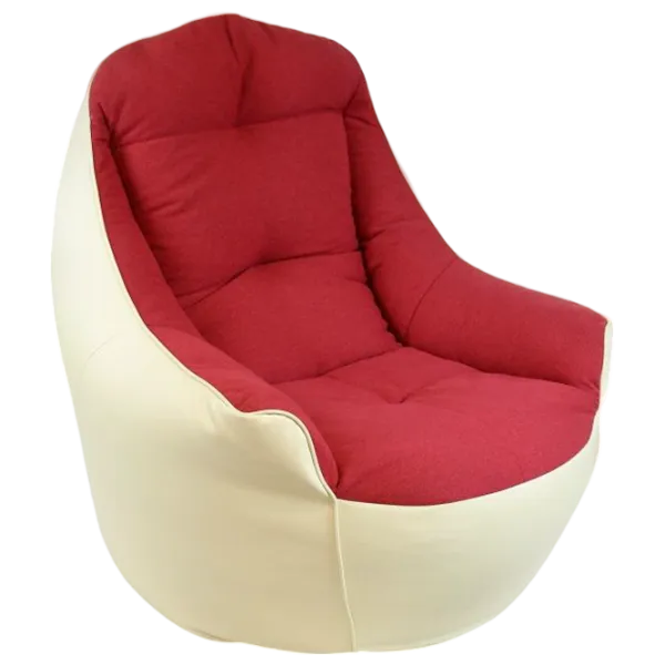 Fotoliu Bean Bag BB BM5862 XL Sintepon / Poliester / White photo 2