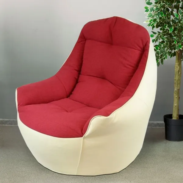 Fotoliu Bean Bag BB BM5862 XL Sintepon / Poliester / White photo 5