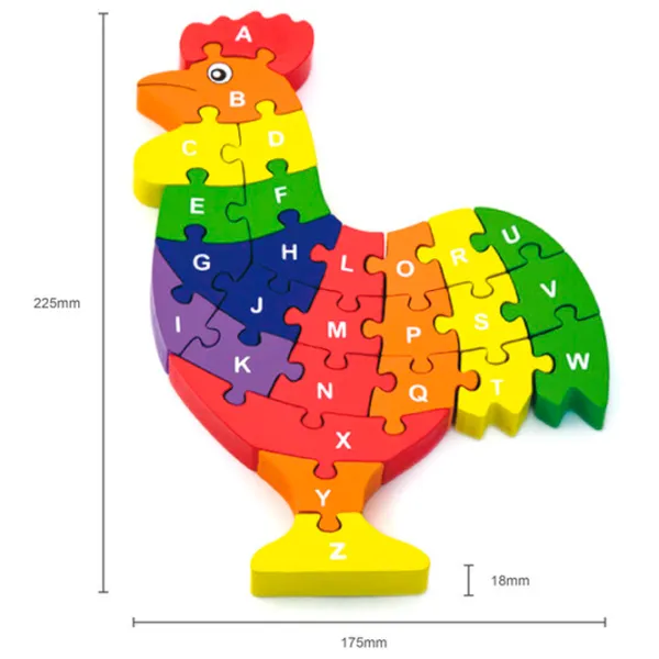 Puzzle VIGA Cocos 3+/ Количество деталей: 26 photo 3