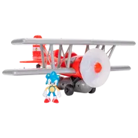 Avion Sonic the Hedgehog Tornado Biplane 423284  / / Gray Red