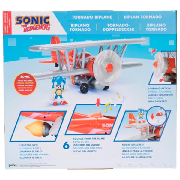 Avion Sonic the Hedgehog Tornado Biplane 423284  / / Gray Red photo 7