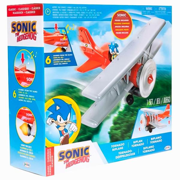 Avion Sonic the Hedgehog Tornado Biplane 423284  / / Gray Red photo 9