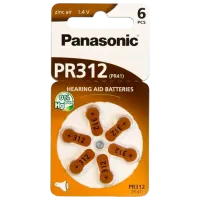Baterie Panasonic PR-312/6LB PR312 1.4 V / 6 buc.