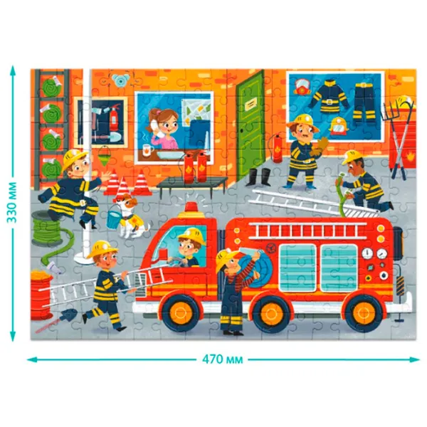 Puzzle DoDo Пожарные 6+/ Количество деталей: 150 photo 4