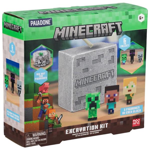 Фигурки Paladone Minecraft Excavation Kit 6+ / Разноцветный photo 2 Фигурки Paladone Minecraft Excavation Kit 6+ / Разноцветный photo 2
