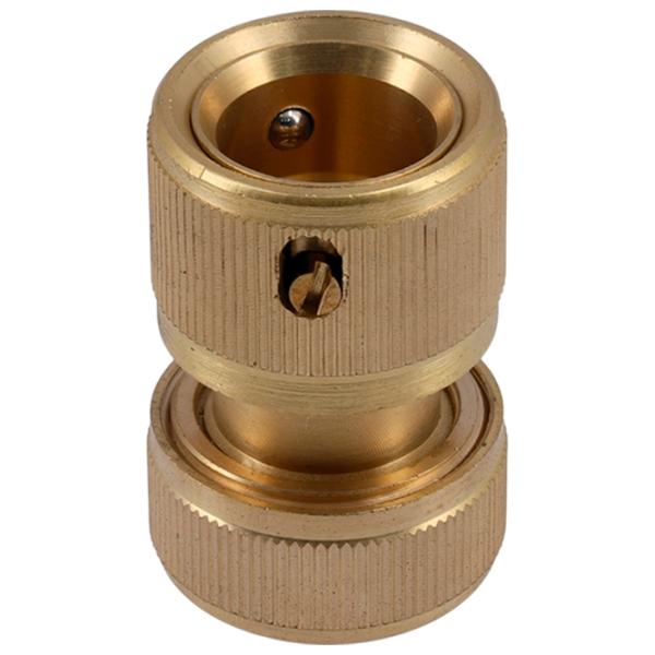 Conector pentru furtun Flo 89101 Alamă / Cu stop photo 1