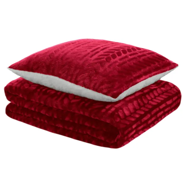Cuvertură Dormeo WARM HUG Poliester / Red photo 1