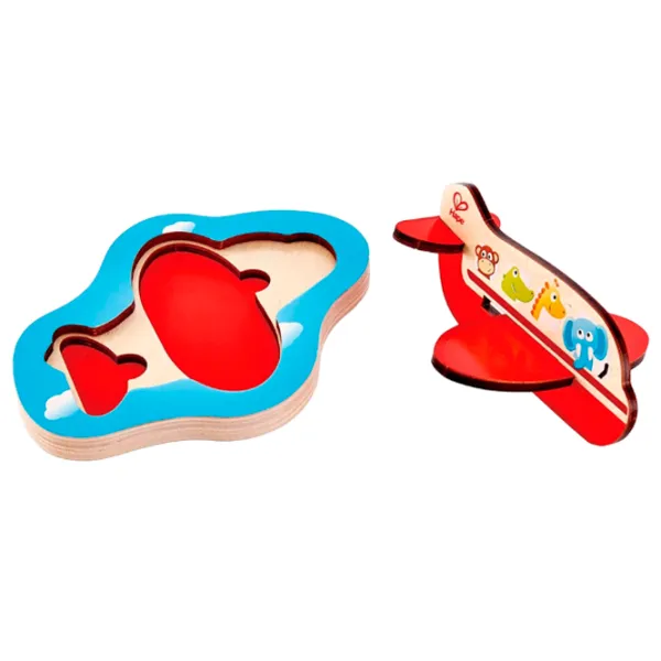 Puzzle Hape Самолет 2+/ Количество деталей: 3 photo 3