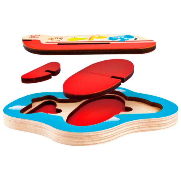 Puzzle Hape Самолет 2+/ Количество деталей: 3 photo 4