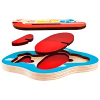 Puzzle Hape Самолет 2+/ Количество деталей: 3 photo 4