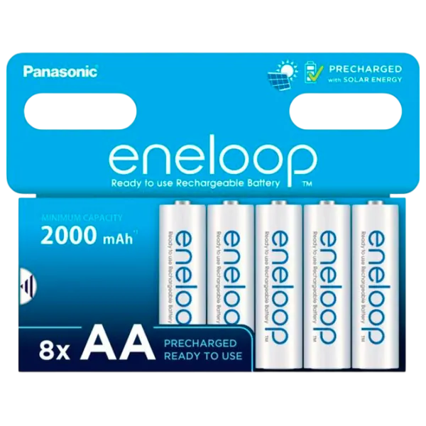 Acumulator Panasonic Eneloop  1.2 V / 8 buc. photo 1