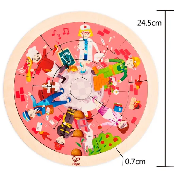 Puzzle Hape Работа 4+/ Количество деталей: 20 photo 3