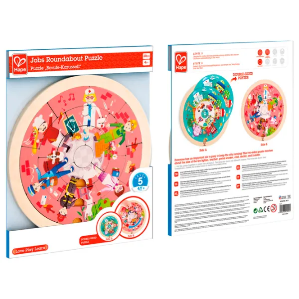 Puzzle Hape Работа 4+/ Количество деталей: 20 photo 6