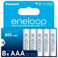 Acumulator Panasonic Eneloop  1.2 V / 8 buc.