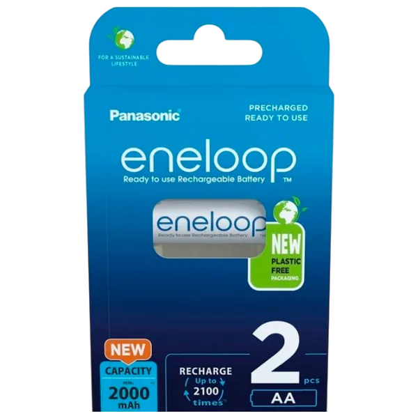 Аккумулятор Panasonic Eneloop  1.2 В / 2 шт. photo 1 Аккумулятор Panasonic Eneloop  1.2 В / 2 шт. photo 1