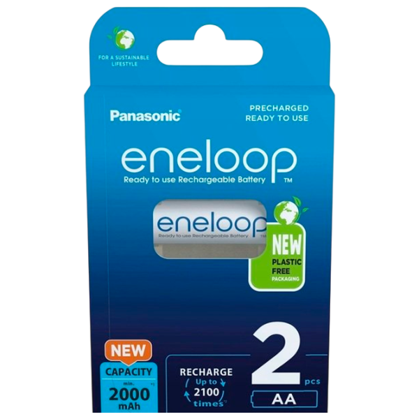 Аккумулятор Panasonic Eneloop  1.2 В / 2 шт. photo 1 Аккумулятор Panasonic Eneloop  1.2 В / 2 шт. photo 1