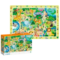 Puzzle DoDo Grădina zoologică 2+/ Numărul de piese: 80